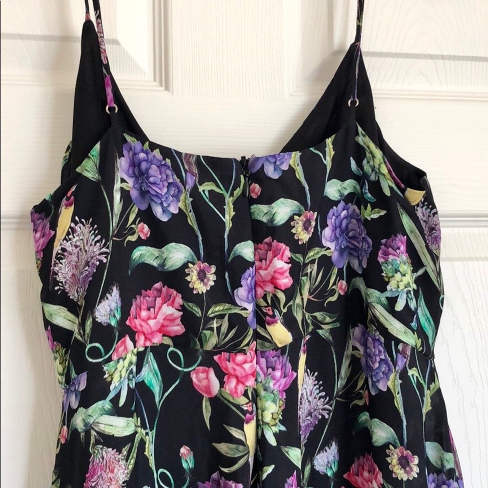 H&M Spaghetti Strap Floral Dress With Ruffles - Picture 7 of 10